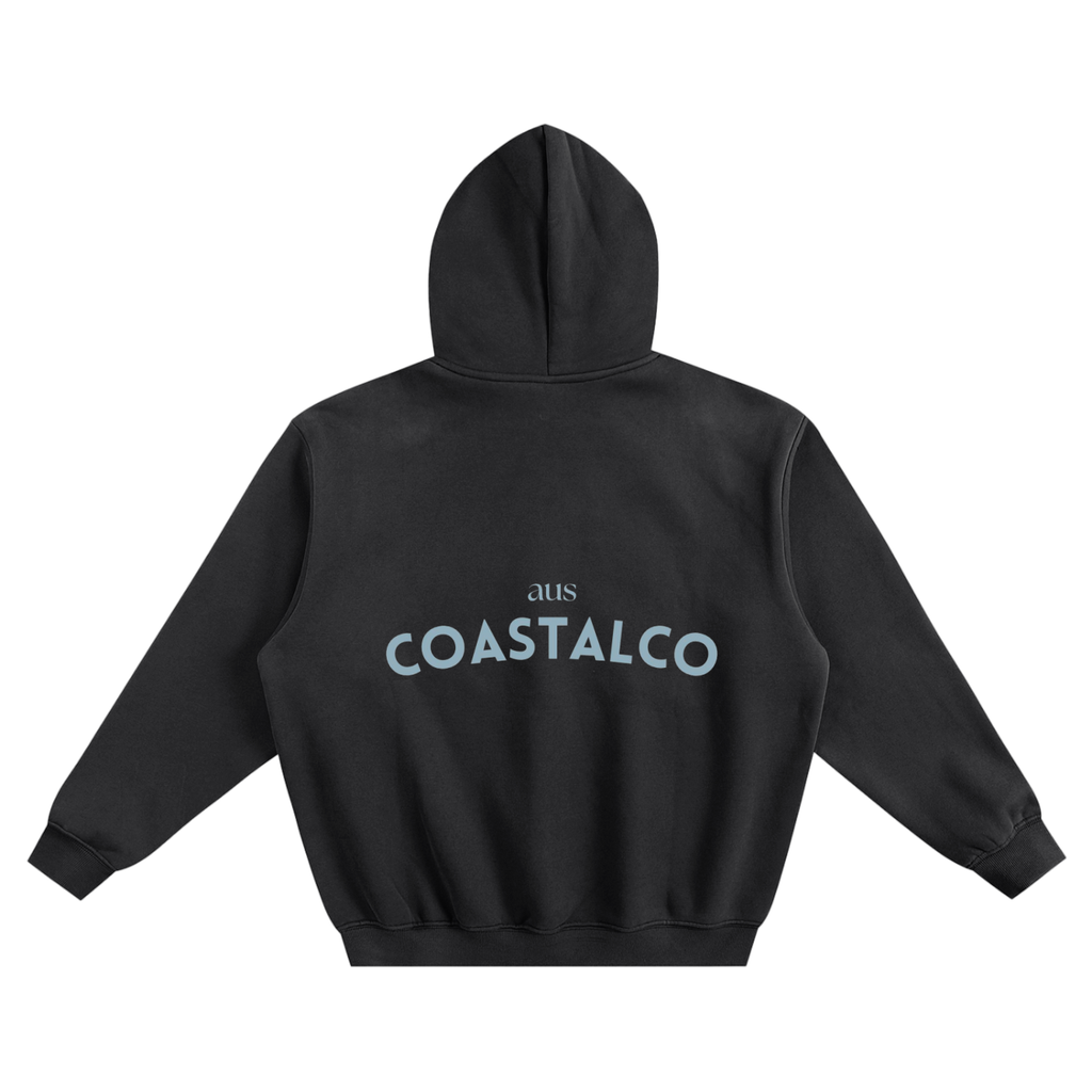 Blue OG Fleeced Boxy Hoodie
