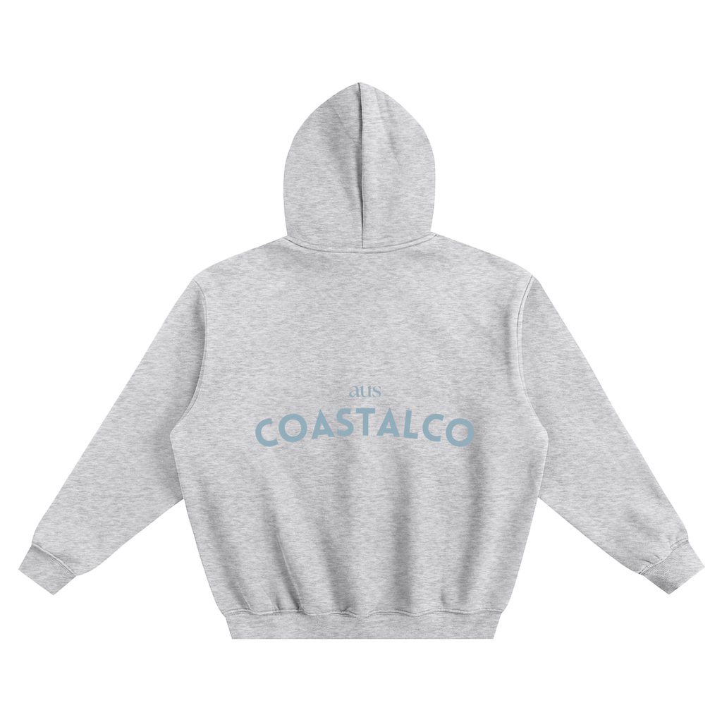 Blue OG Fleeced Boxy Hoodie