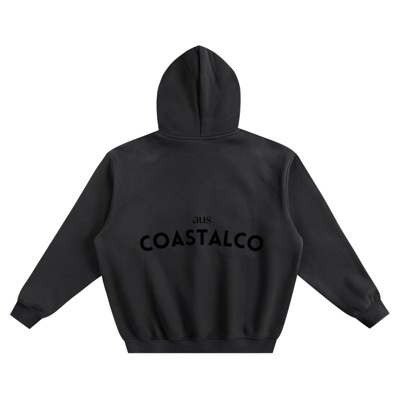 Black OG Fleeced Boxy Hoodie