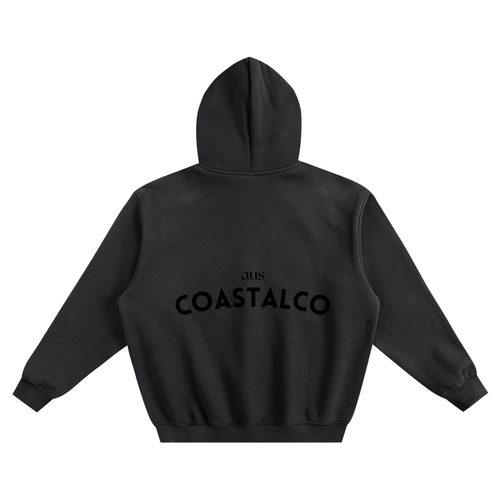 Black OG Fleeced Boxy Hoodie