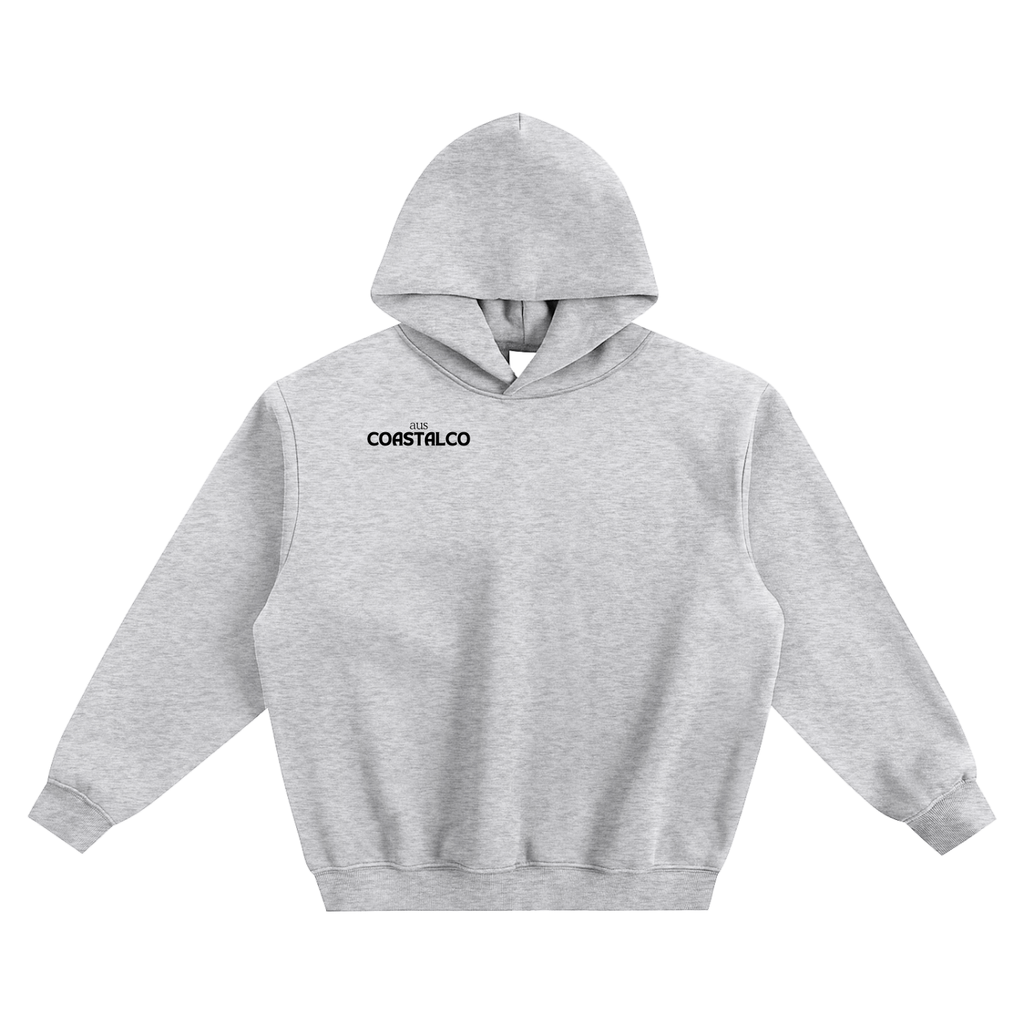 Lily Flower Fleeced Boxy Hoodie